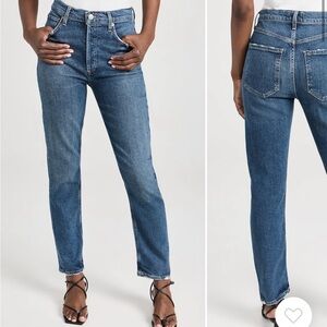 AGOLDE Riley Long: High waisted jeans
